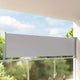 Vidaxl Gartenbildschirm ausziehbar 100x300 cm Grau