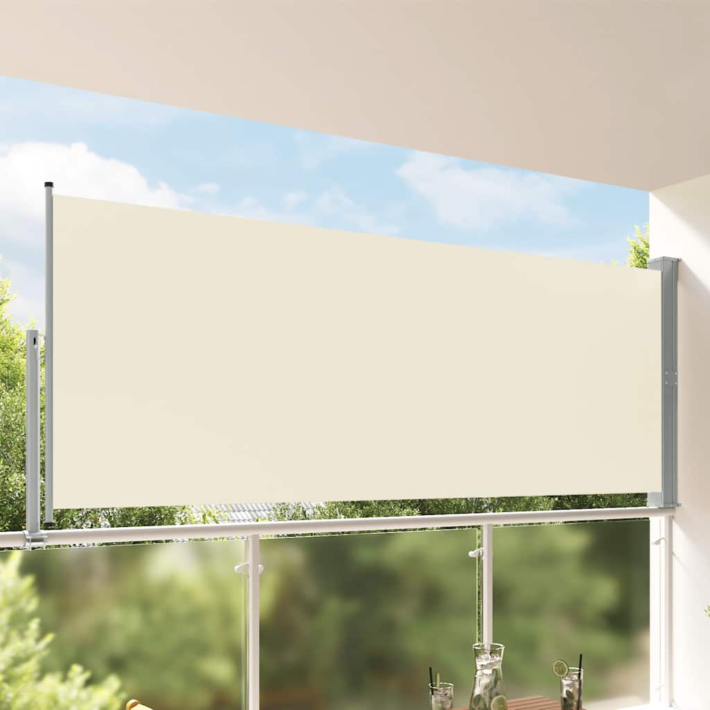 Vidaxl Garden Screen Excorable 140x300 cm creme -geläutet