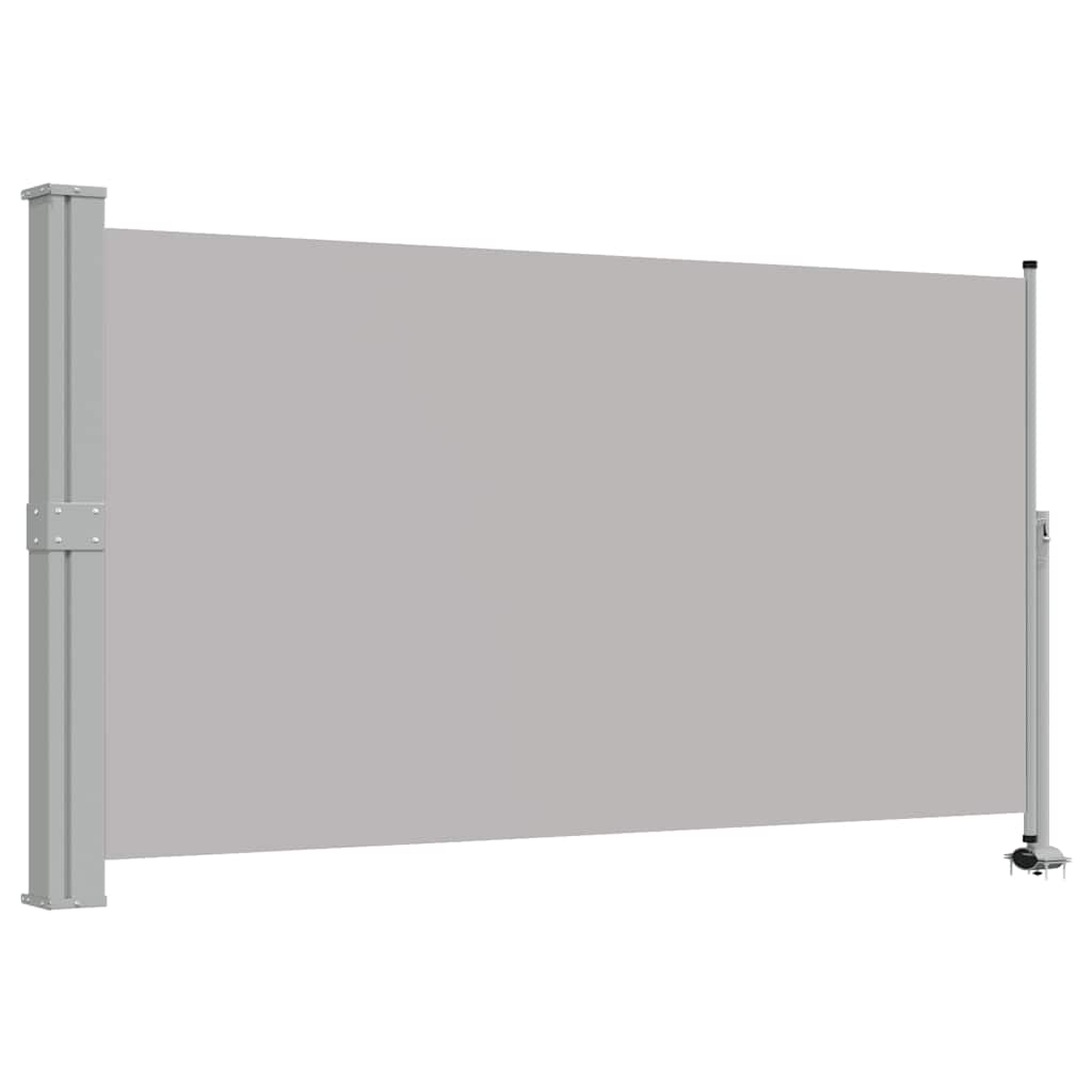 Vidaxl Garden Bildschirm ausziehbar 140 x 300 cm Grau
