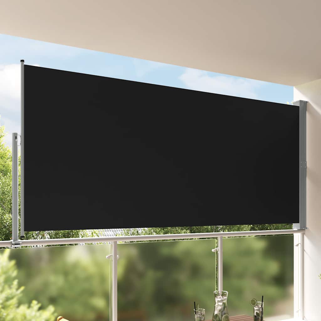 Vidaxl Garden Bildschirm erweiterbar 160 x 300 cm Schwarz