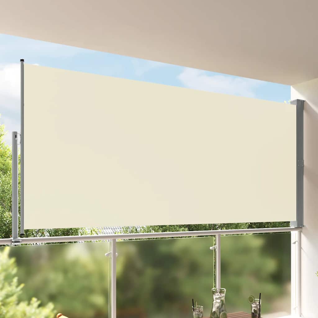 Vidaxl Garden Screen Excedable 160x300 cm creme -geläutet