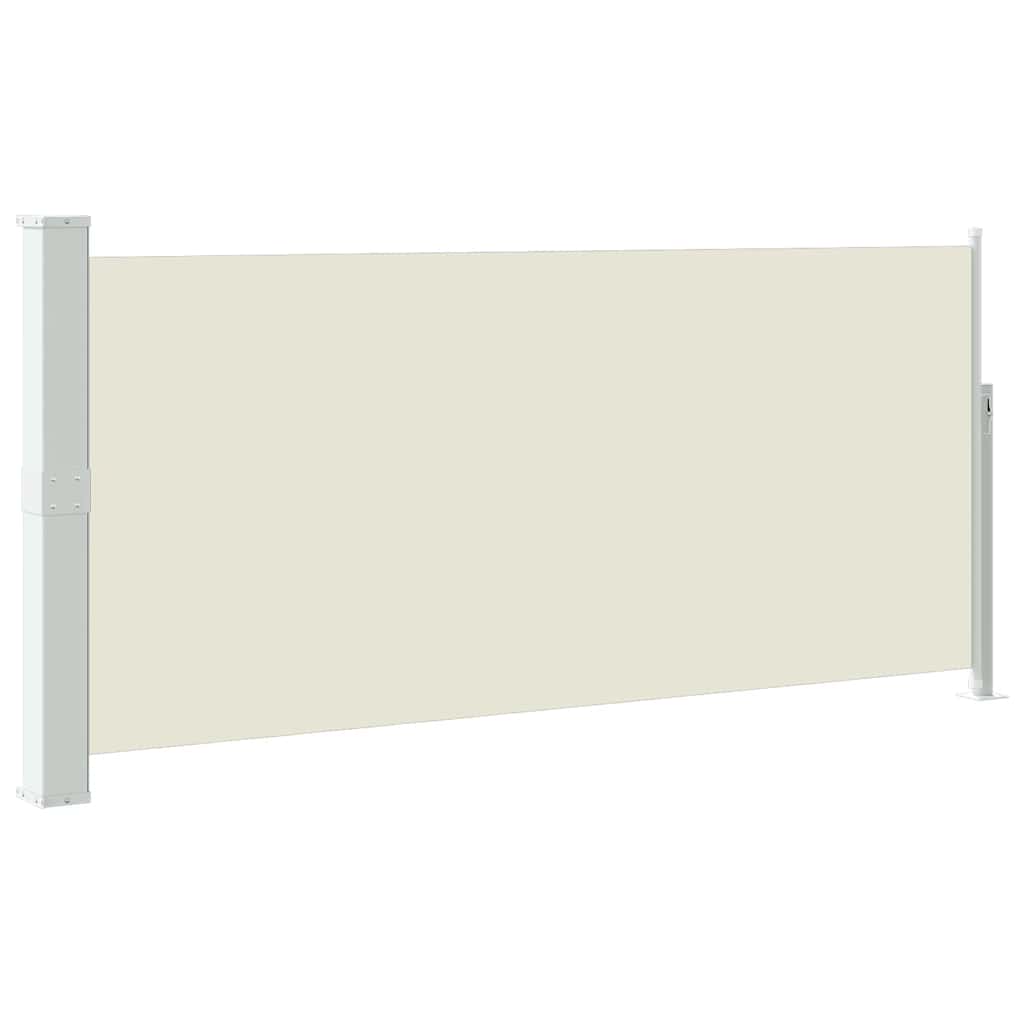 VIDAXL -Windschutzscheibe ausziffabel 140 x 300 cm cremefarben
