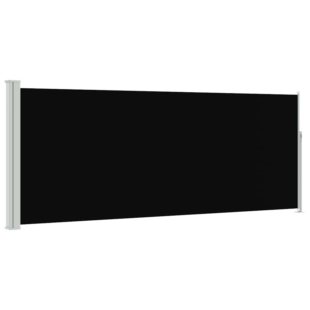 Vidaxl Windschutzscheibe ausziehbar 120 x 300 cm schwarz