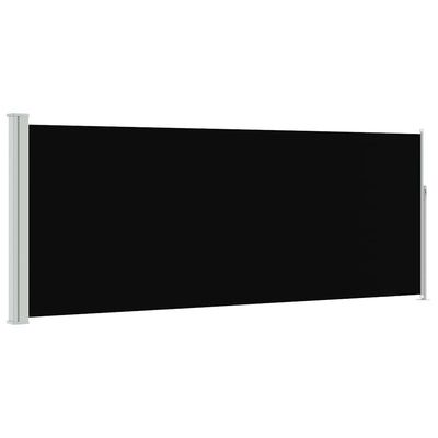 Vidaxl Windschutzscheibe ausziehbar 120 x 300 cm schwarz