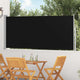 Vidaxl Windschutzscheibe ausziehbar 120 x 300 cm schwarz