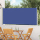 Vidaxl Windschutzscheibe ausziehbar 120 x 300 cm blau