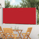 VIDAXL -Windschutzscheibe ausziehbar 120 x 300 cm rot