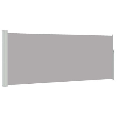 Vidaxl Windschutzscheibe ausziehbar 120 x 300 cm Grau