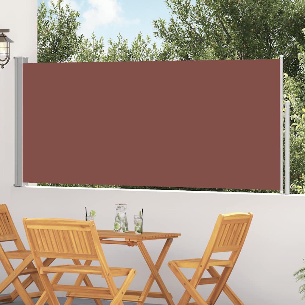 Vidaxl Windschutzscheibe ausziehbar 120 x 300 cm Braun