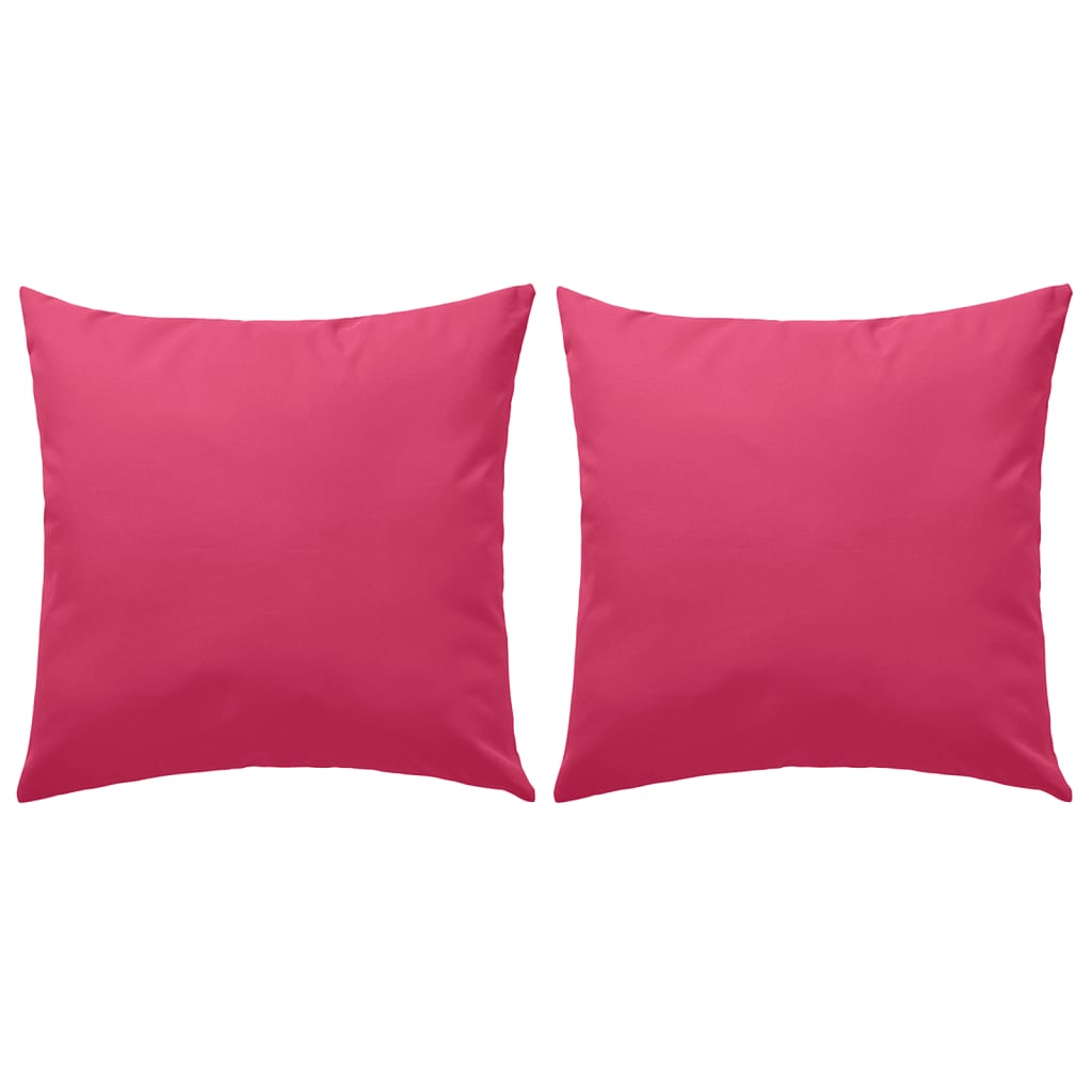 Vidaxl Outdoor -Kissen 60x60 cm Pink 2 PCs