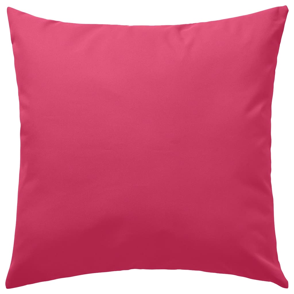 Vidaxl Outdoor -Kissen 60x60 cm Pink 2 PCs