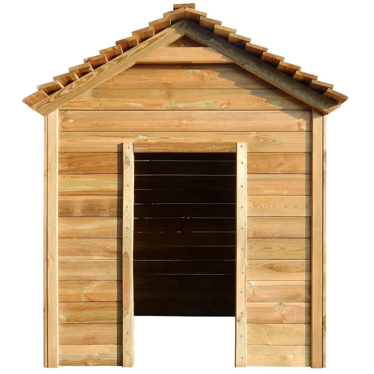 Vidaxl Outdoor Play House 120x120x146 cm Kiefernholz