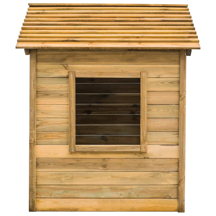 Vidaxl Outdoor Play House 120x120x146 cm Kiefernholz