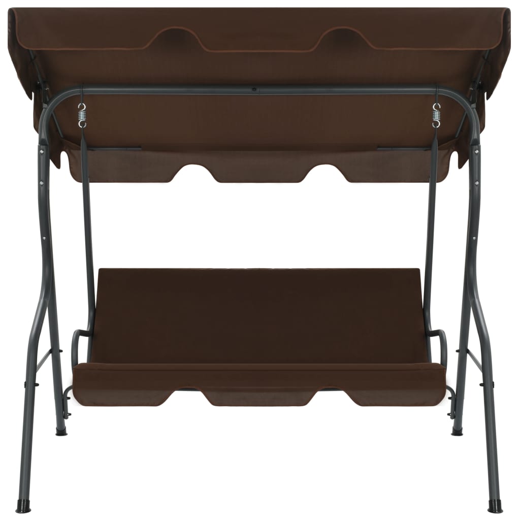 Vidaxl Swing Bench 170x110x153 cm Kaffee -gelöscht