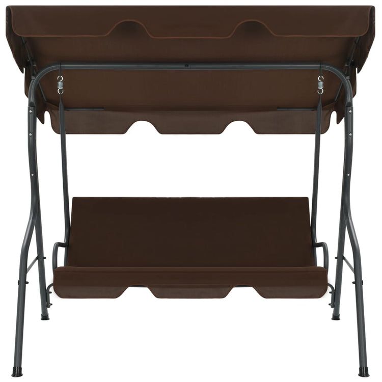 Vidaxl Swing Bench 170x110x153 cm Kaffee -gelöscht