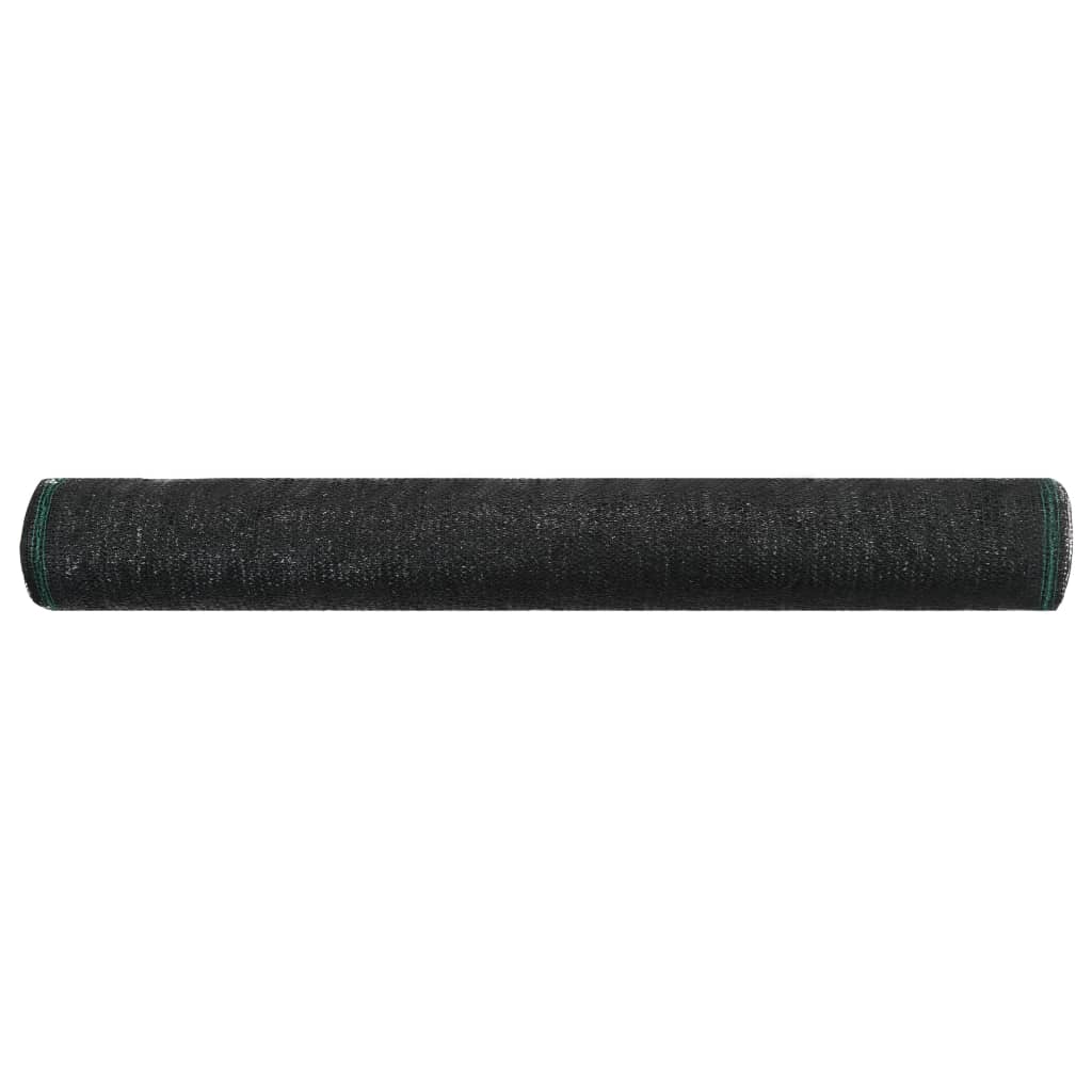 Vidaxl -Tennisbildschirm 1x50 M HDPE Schwarz