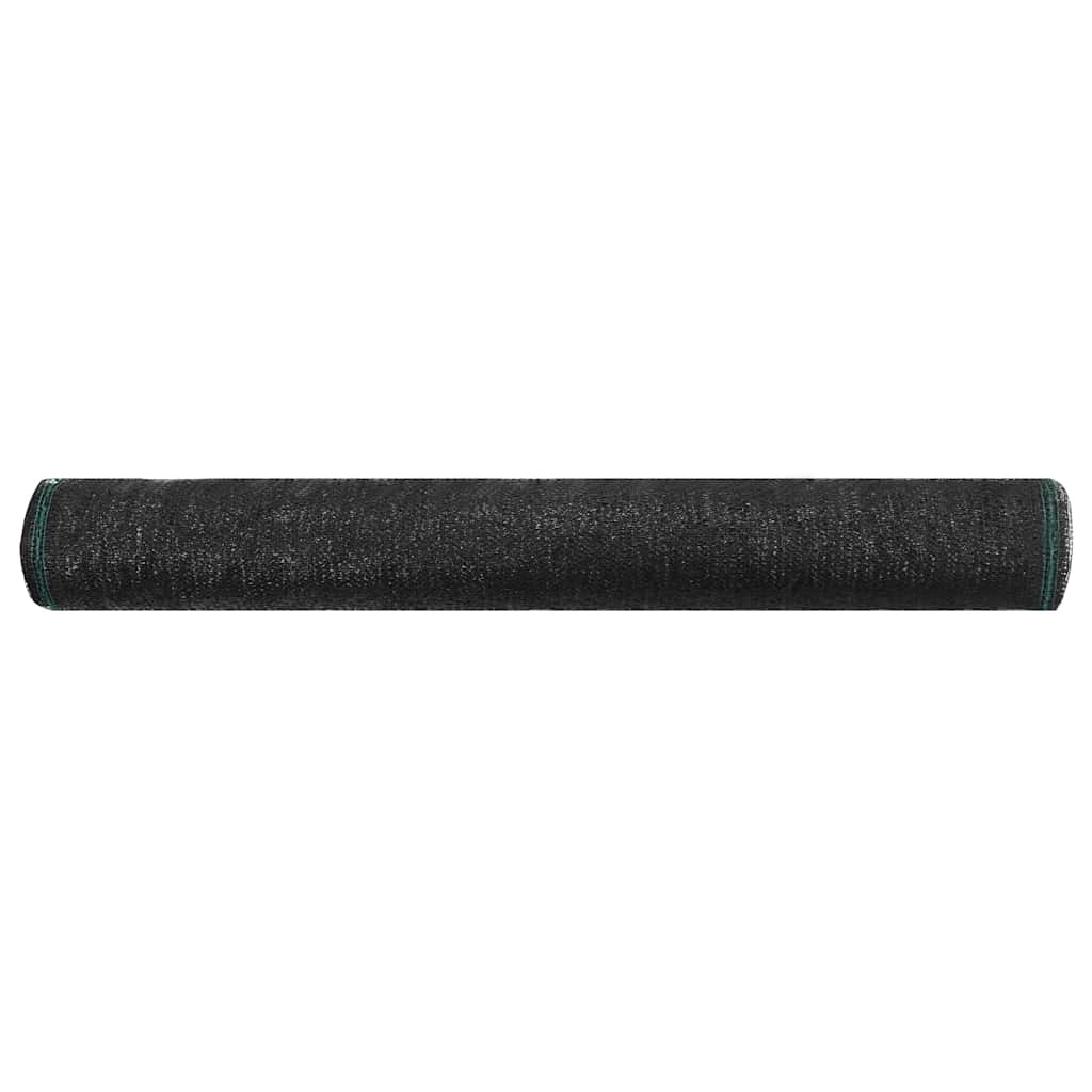 Vidaxl -Tennisbildschirm 1,2x50 M HDPE Schwarz