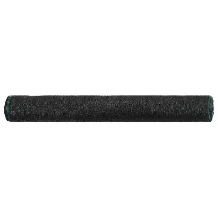 Vidaxl -Tennisbildschirm 1,6x25 M HDPE Schwarz