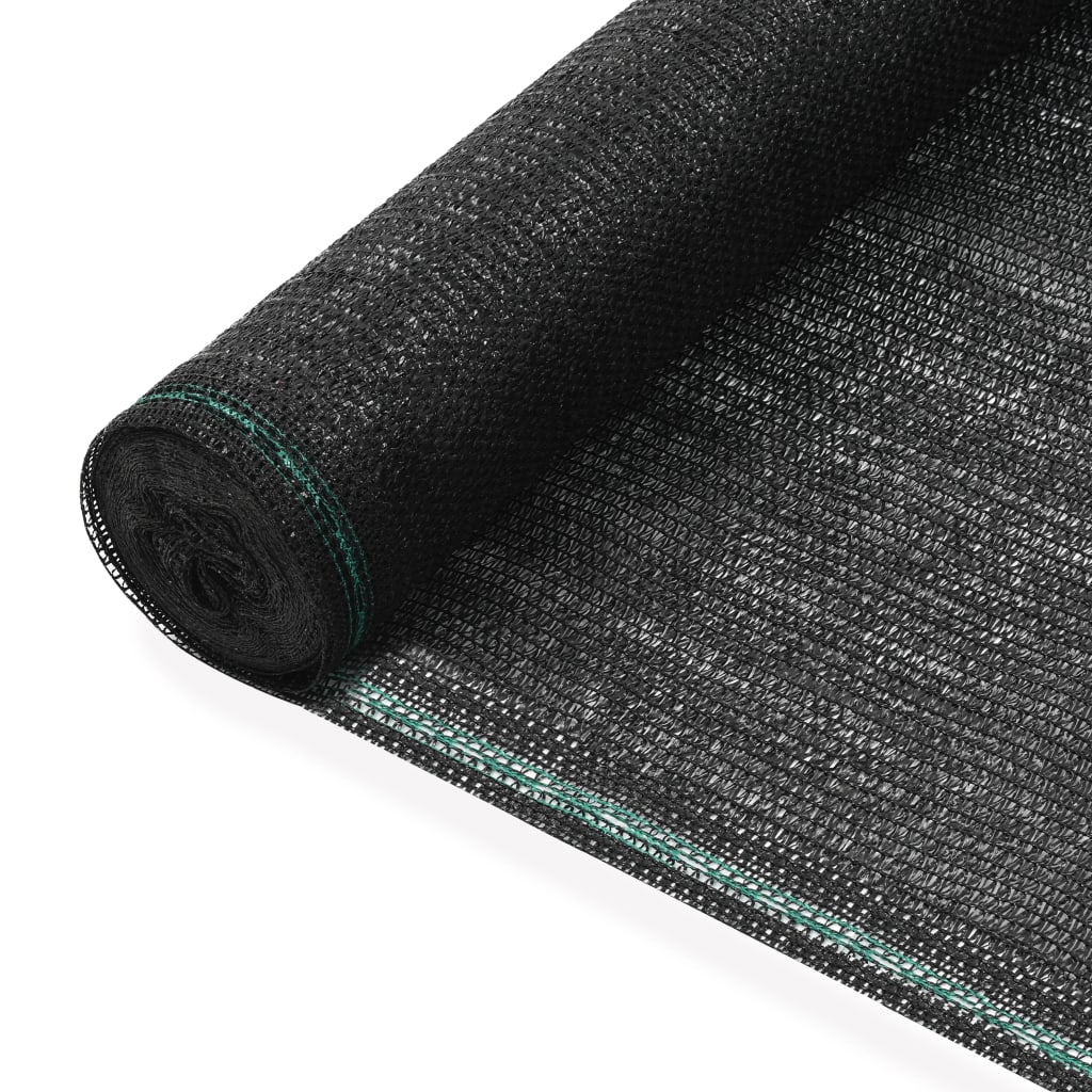 Vidaxl -Tennisbildschirm 1,8x100 M HDPE Schwarz
