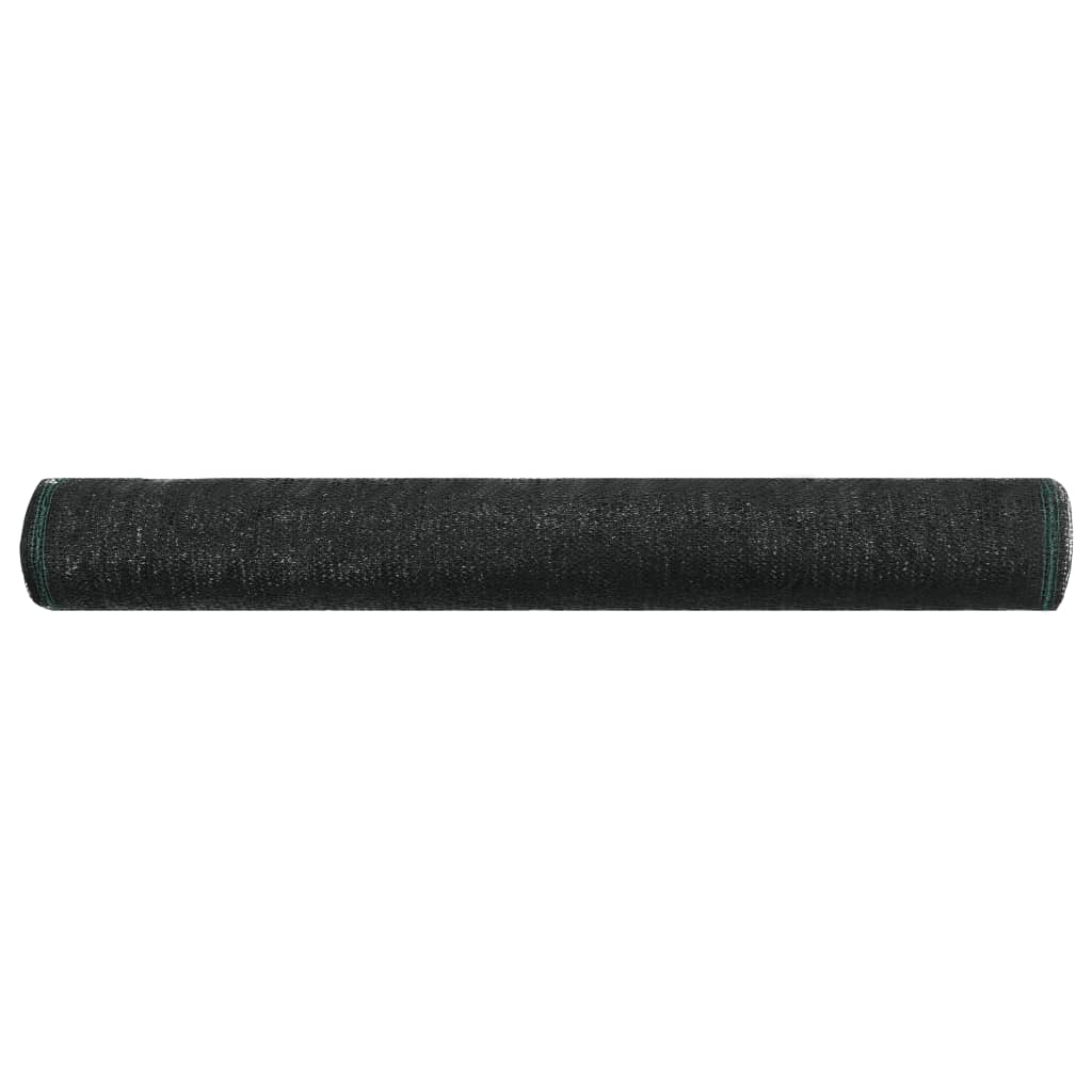Vidaxl -Tennisbildschirm 2x100 M HDPE Schwarz