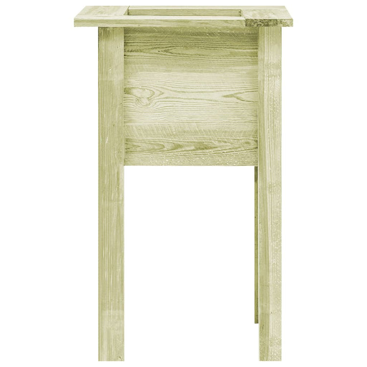 Vidaxl -Pflanzer mit Füßen 50 x 50 x 80 cm Sägebhold angehoben