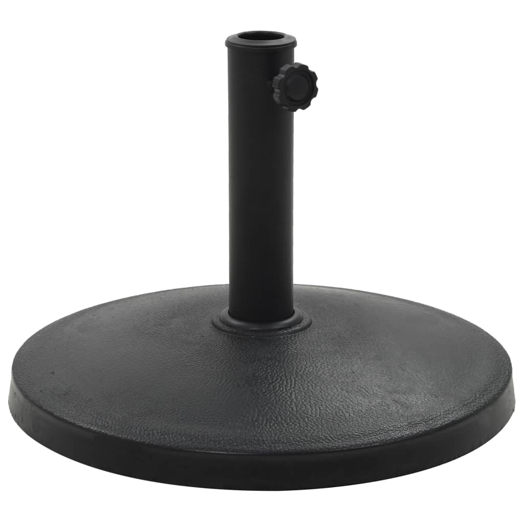 Vidaxl Parasol Fuß um 10 kg Polyresin schwarz
