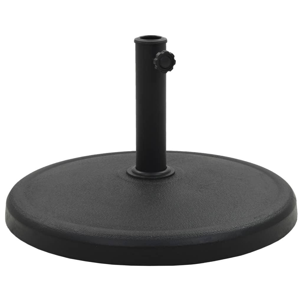 Vidaxl Parasol Fuß um 19 kg Polyresin schwarz