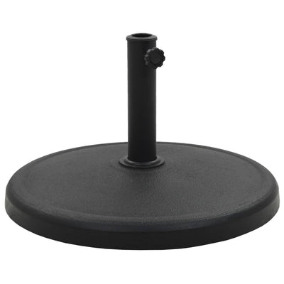 Vidaxl Parasol Fuß um 19 kg Polyresin schwarz