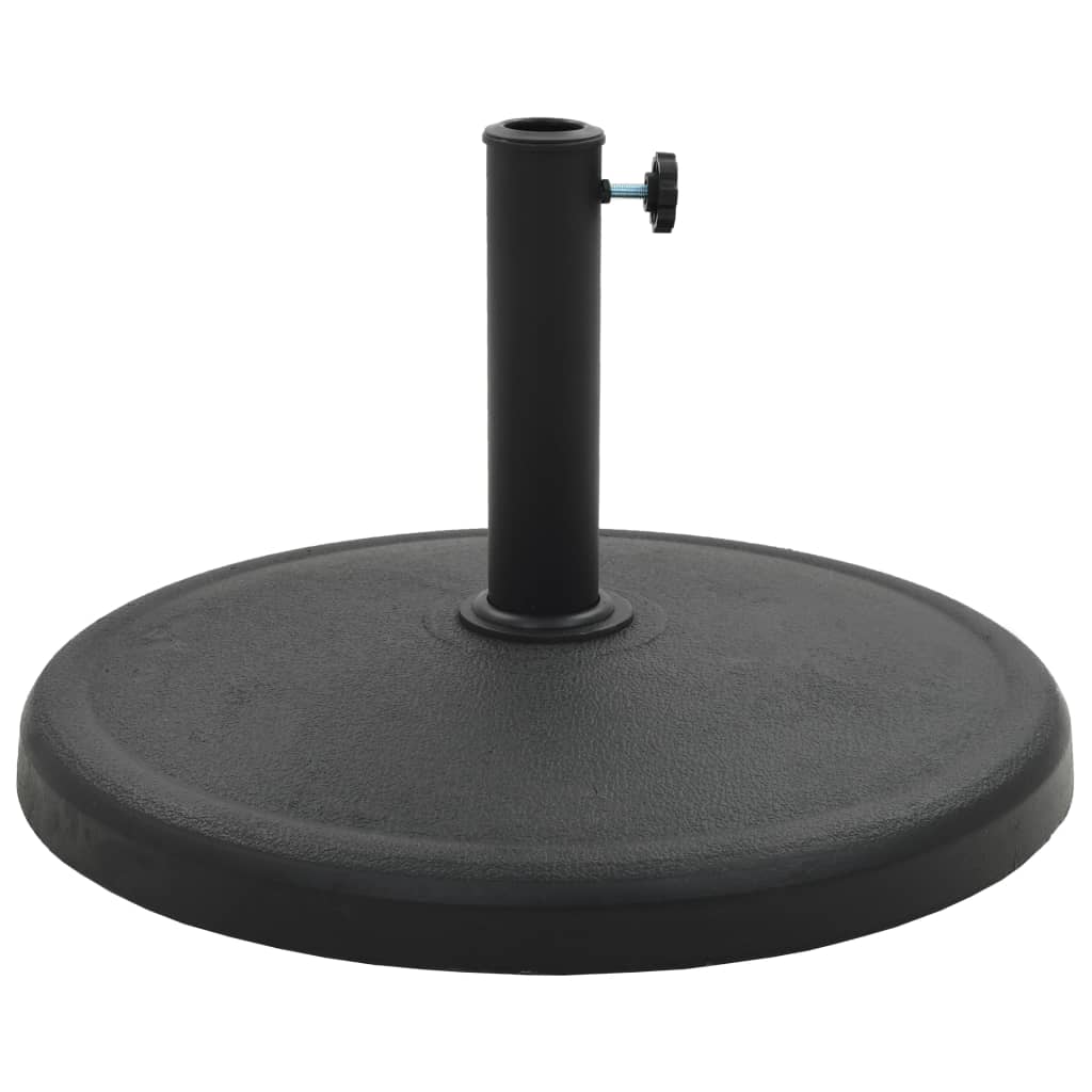 Vidaxl Parasol Fuß um 19 kg Polyresin schwarz