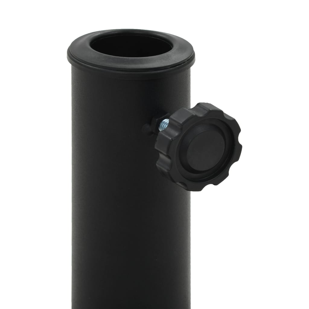 Vidaxl Parasol Fuß um 19 kg Polyresin schwarz