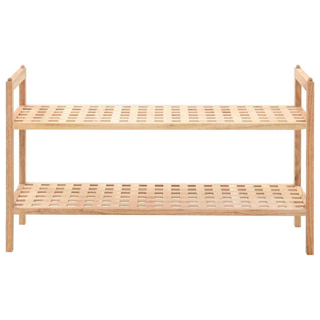 VIDAXL -Schuhregal 69x26x40 cm Festes Walnussholz
