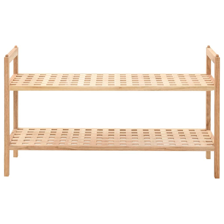 VIDAXL -Schuhregal 69x26x40 cm Festes Walnussholz