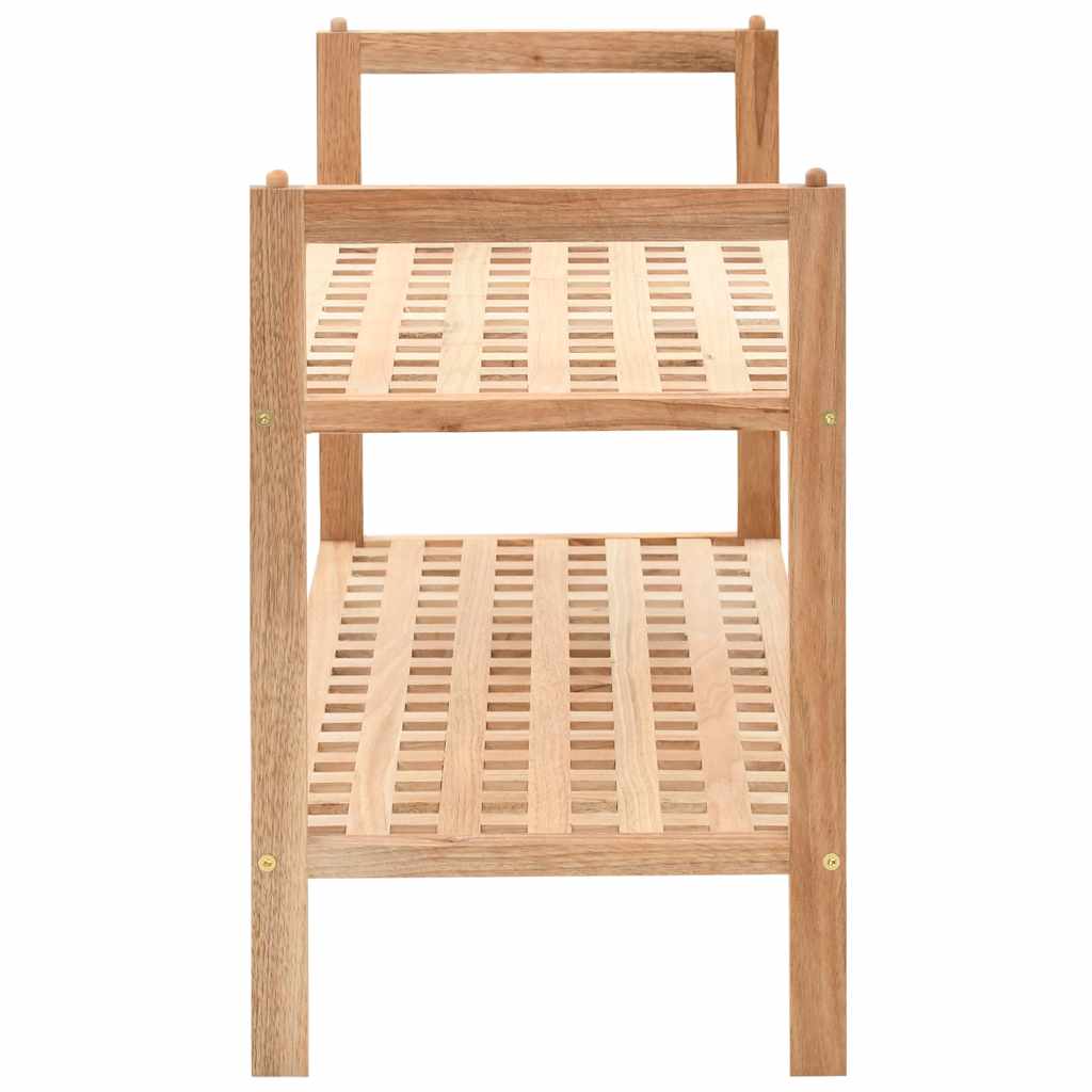 VIDAXL -Schuhregal 69x26x40 cm Festes Walnussholz