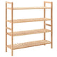 VIDAXL -Schuhregal 69x26x81 cm Festes Walnussholz