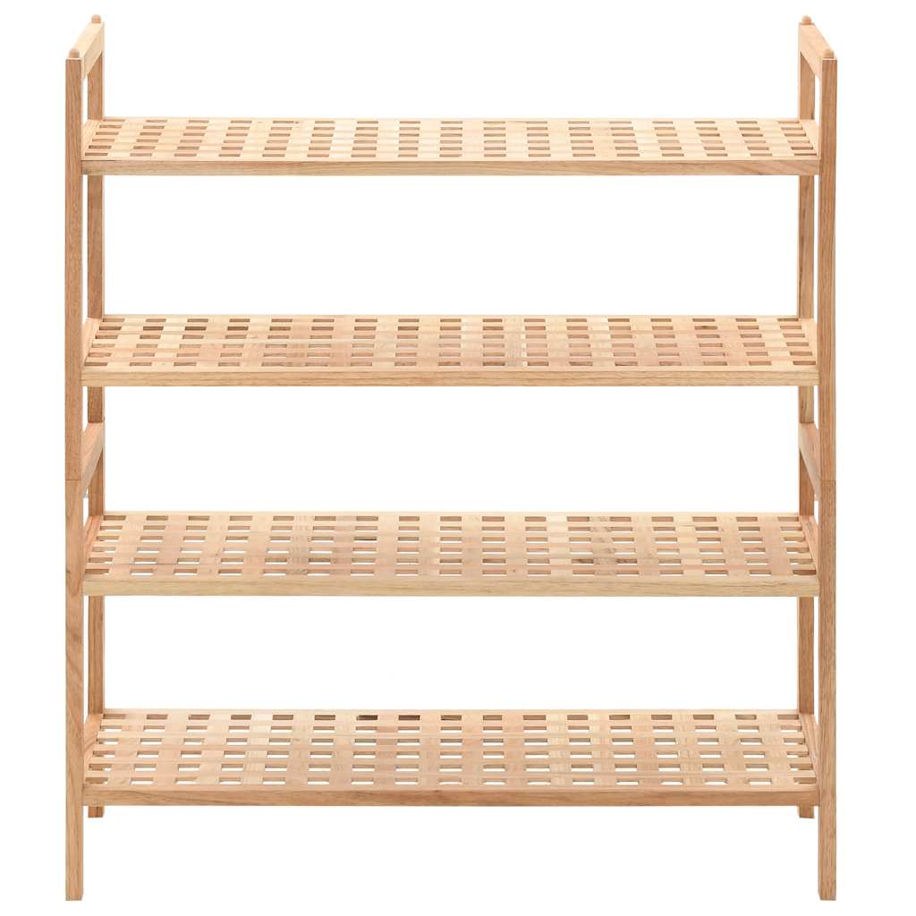 VIDAXL -Schuhregal 69x26x81 cm Festes Walnussholz