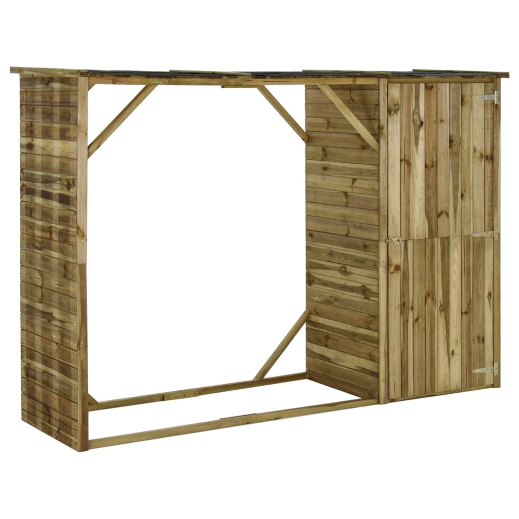 Vidaxl Garden Shed 253x80x170 cm Kiefernholz