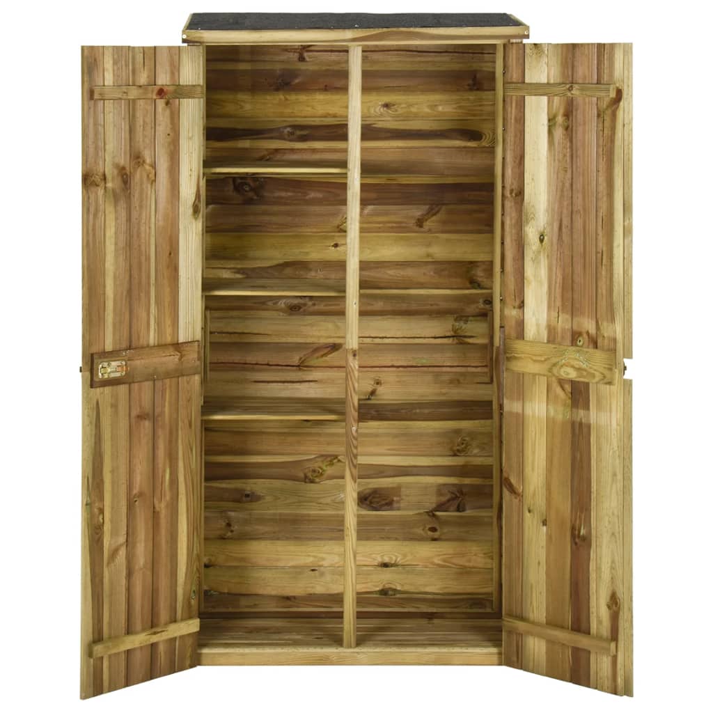 Vidaxl Garden Shed 85x48x177 cm Kiefernholz