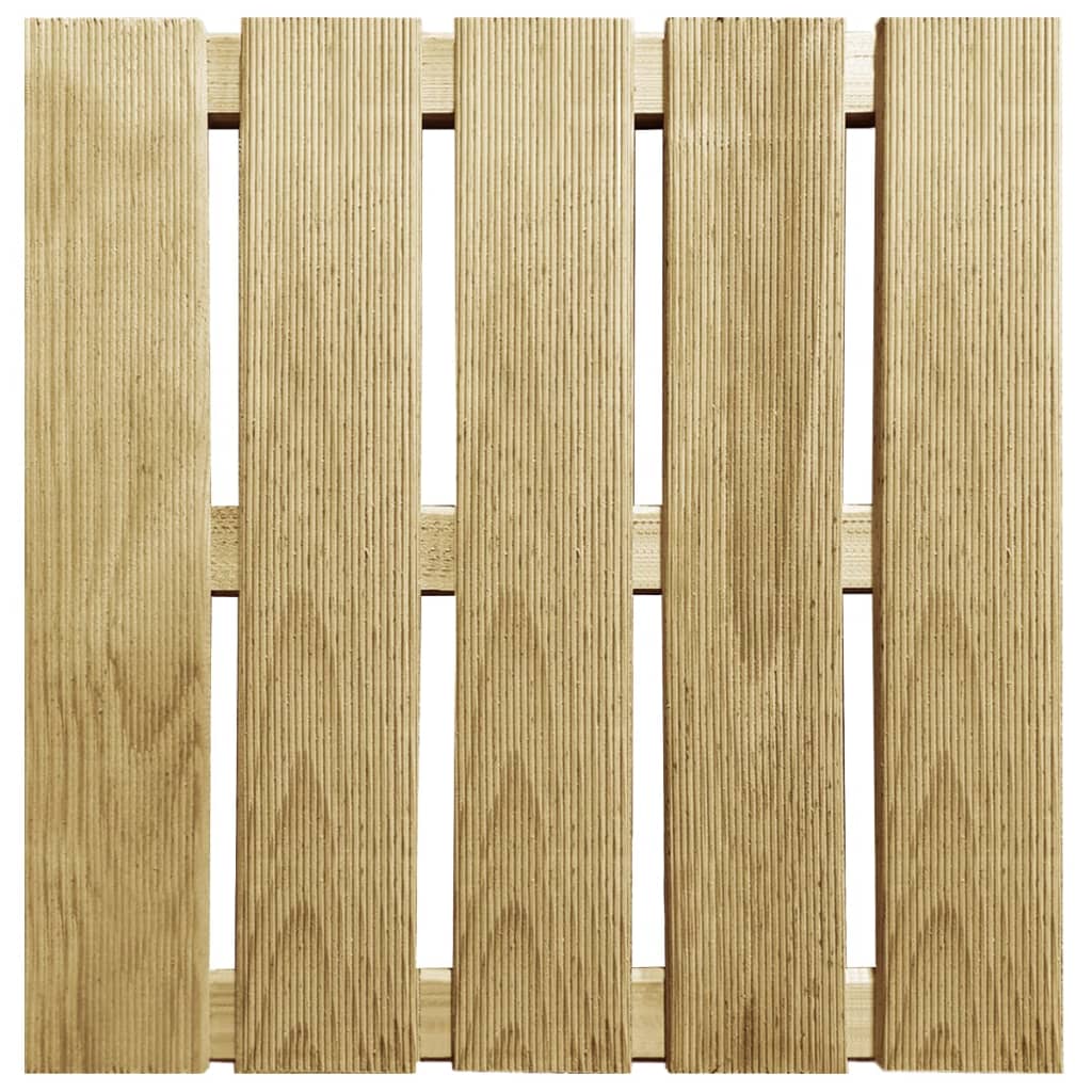Vidaxl -Terrassenfliesen 6 ST 50x50 cm Holzgrün