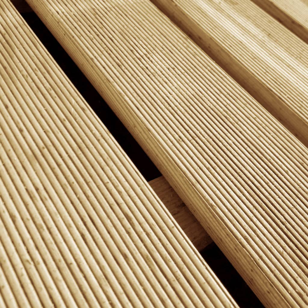 Vidaxl -Terrassenfliesen 6 ST 50x50 cm Holzgrün