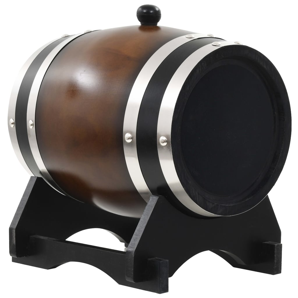 Vidaxl -Weinfass mit Tap 6 l Festkiefer