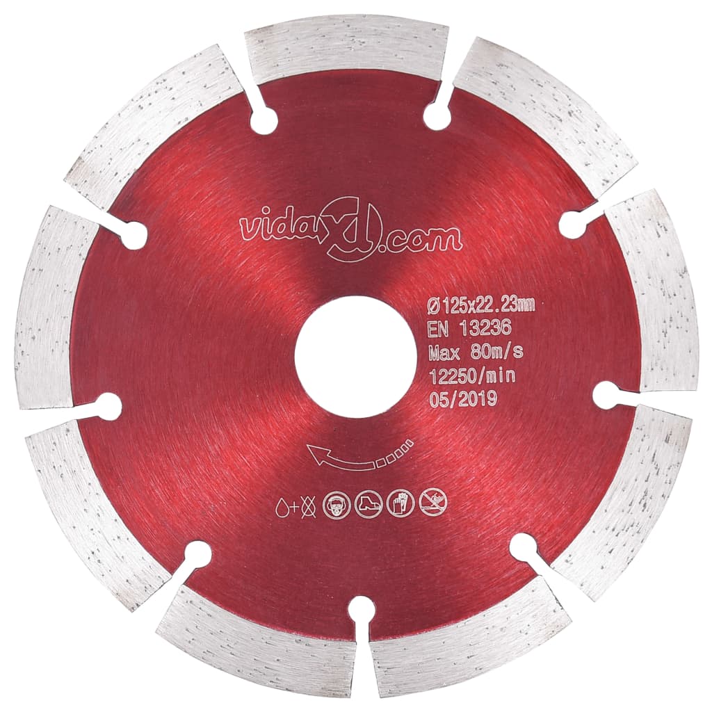 Vidaxl Diamond Saw Blades 2 Stcs 125 mm Stahl