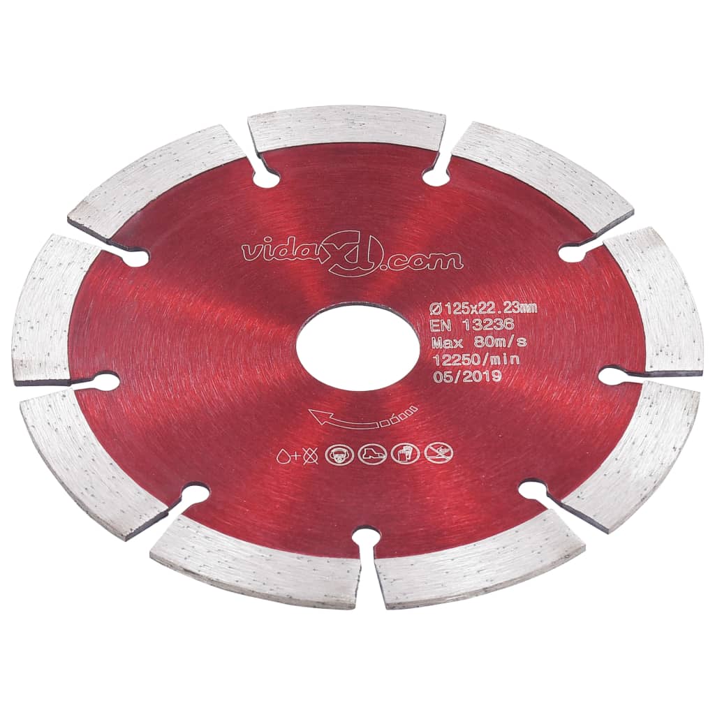 Vidaxl Diamond Saw Blades 2 Stcs 125 mm Stahl