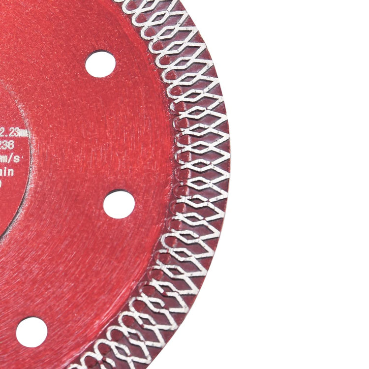 Vidaxl Diamond Saw Blade mit Löchern 125 mm Stahl