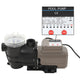 Vidaxl Schwimmbadpumpe mit Timer 0,25 PS 8000 l u Schwarz