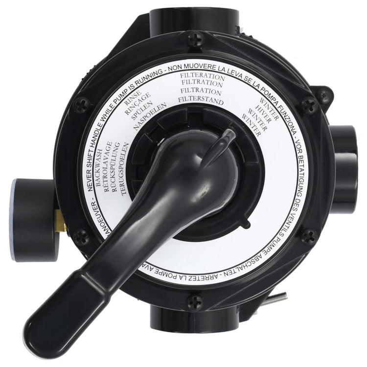 Vidaxl Multipoort-Ventil für Sandfilter 4-Wege 1,5 ABS