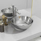 VIDAXL WASHBAIN 28x10 cm Keramik Silberfarbe