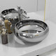 VIDAXL WASHBAIN 40x15 cm Keramik Silberfarbe