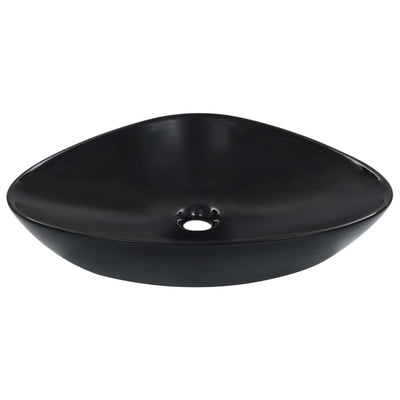 VIDAXL WASHBAIN 58.5X39X14 CM Keramik Schwarz