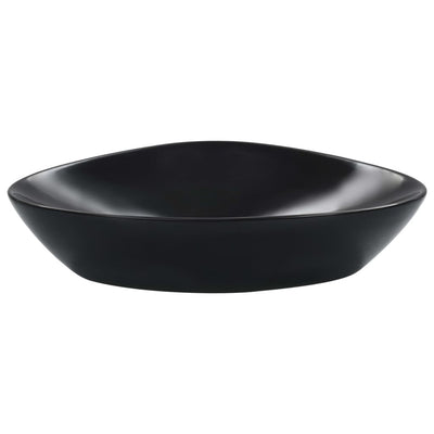 VIDAXL WASHBAIN 58.5X39X14 CM Keramik Schwarz