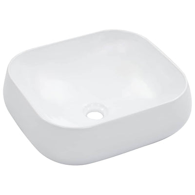 VIDAXL WASHBAIN 44.5X39.5X14,5 cm Keramik Weiß